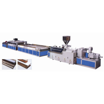 PVC WPC wood door board extrusion line/extrusion machine